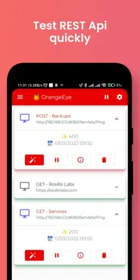 OrangeEye - Monitor & Simple ApiClient android App screenshot 3